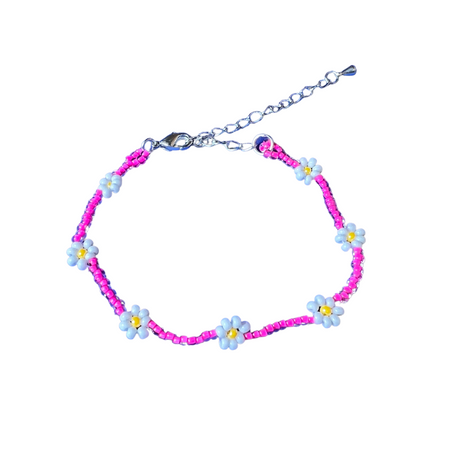 Daisy Seed Bead Bracelet - Guatemala - Osadia Concept Store