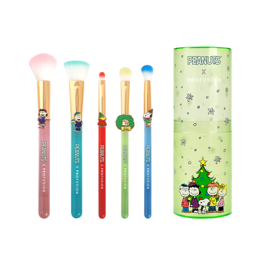 Peanuts Holiday | Merry & Bright Brush Set with Case - Osadia Concept Store