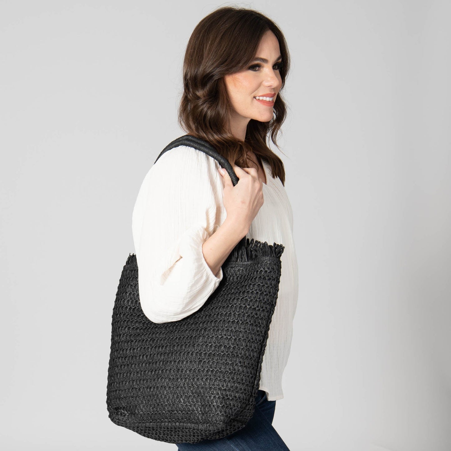 Carefree - Paper Crochet Raw Edge Tote