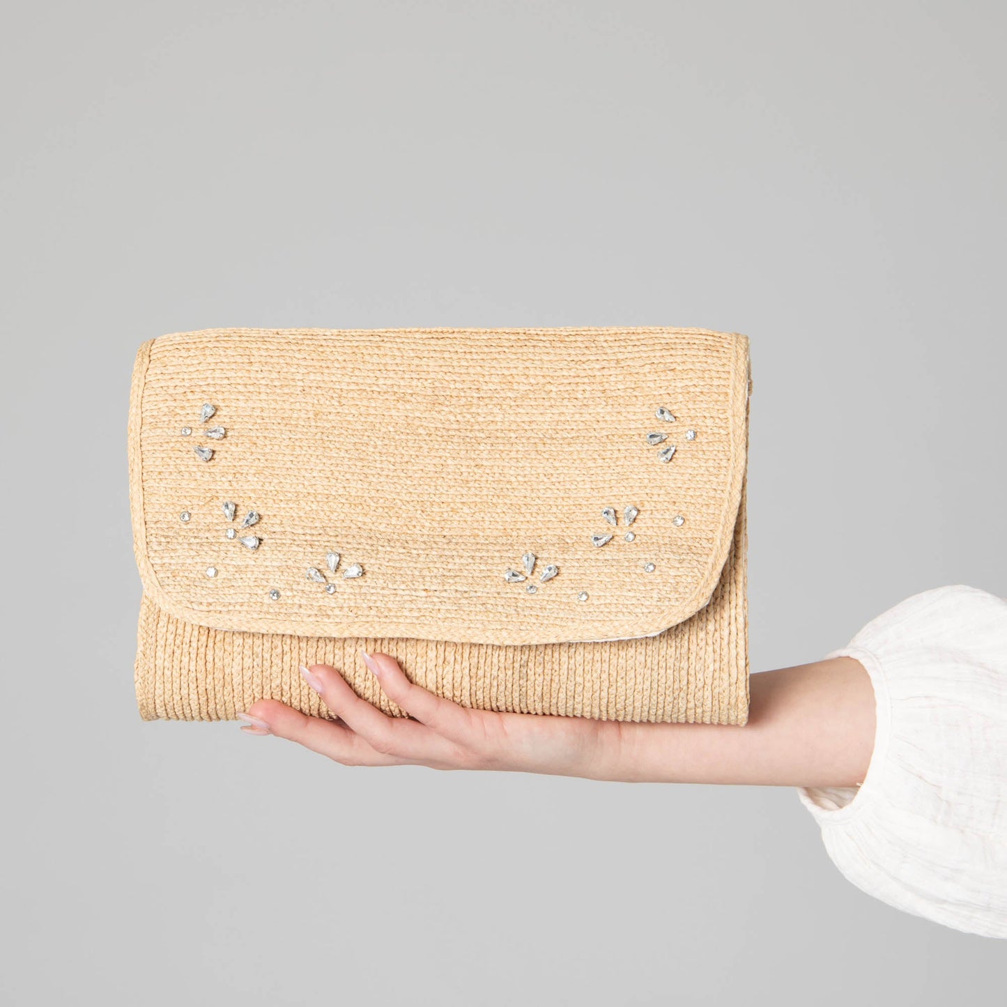 Glamour Fine Raffia Clutch