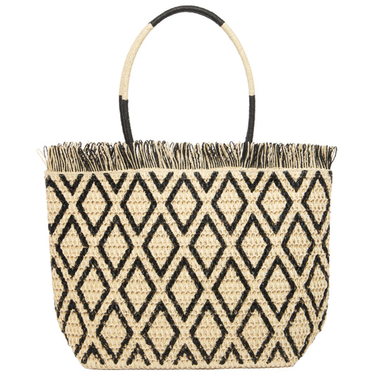 Martina - Paper Crochet Diamond Pattern Tote