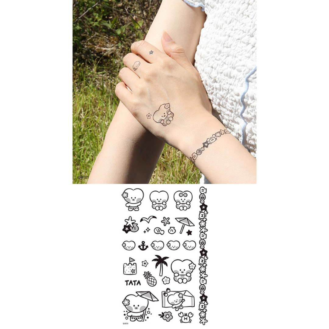 BT21 Minini Tatoo Sticker Summer Sky