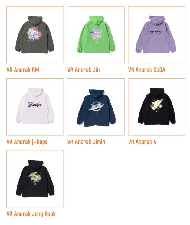 BTS Permission To Dance PTD Pop Up - Vr Anorak
