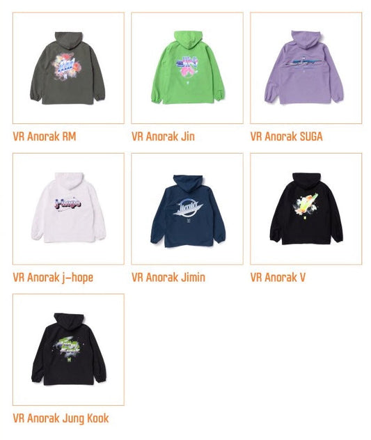 BTS Permission To Dance PTD Pop Up - Vr Anorak