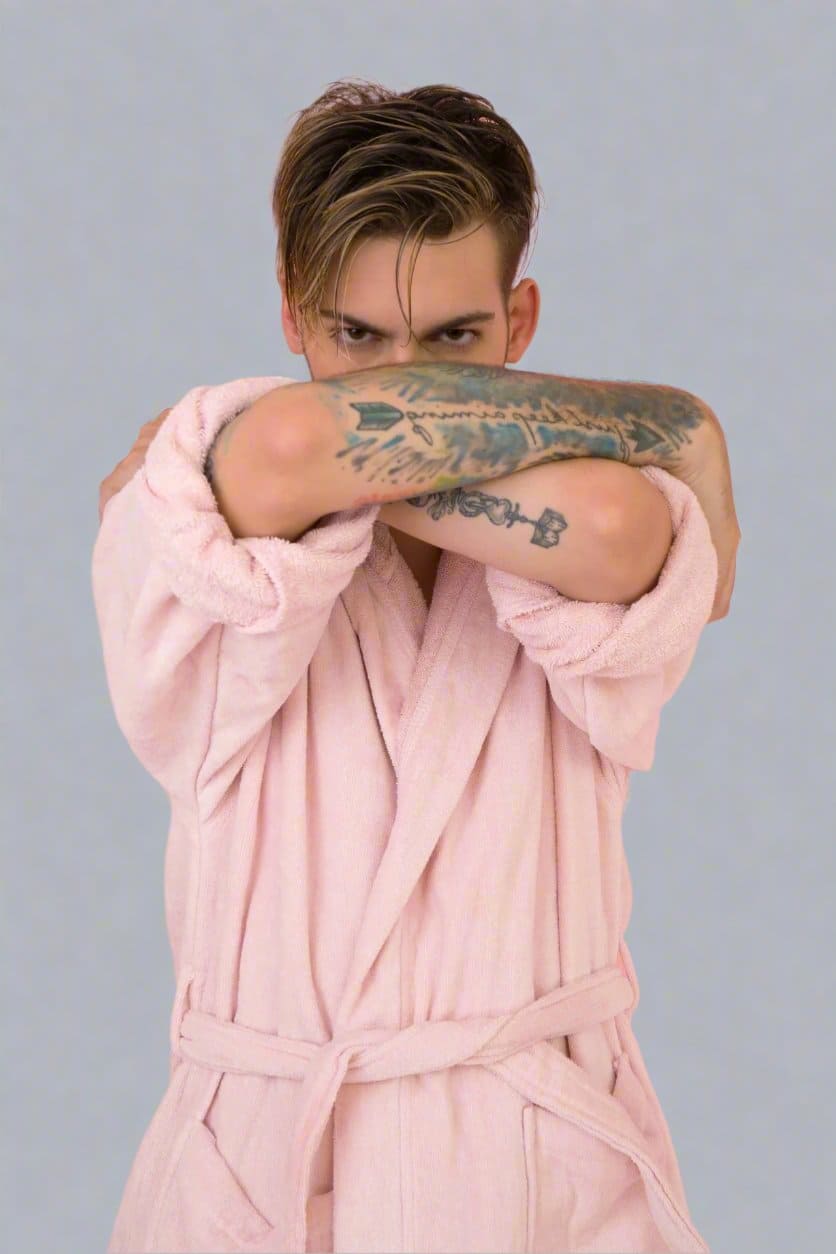 Luxurious Unisex Bamboo Bathrobe with Turkish Cotton for Her, Him, They