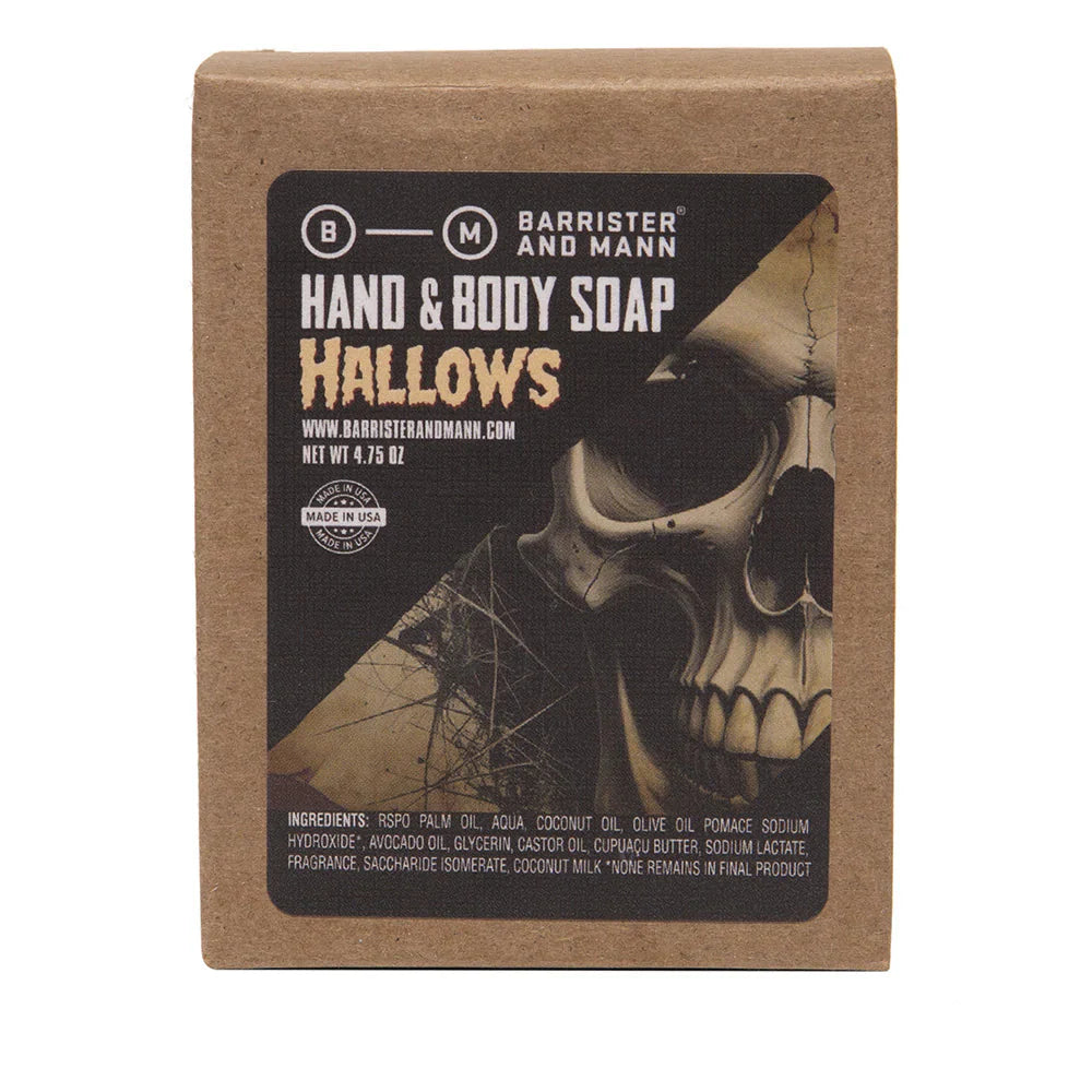 Barrister & Mann Hallows Hand & Body Soap 4.75 Oz