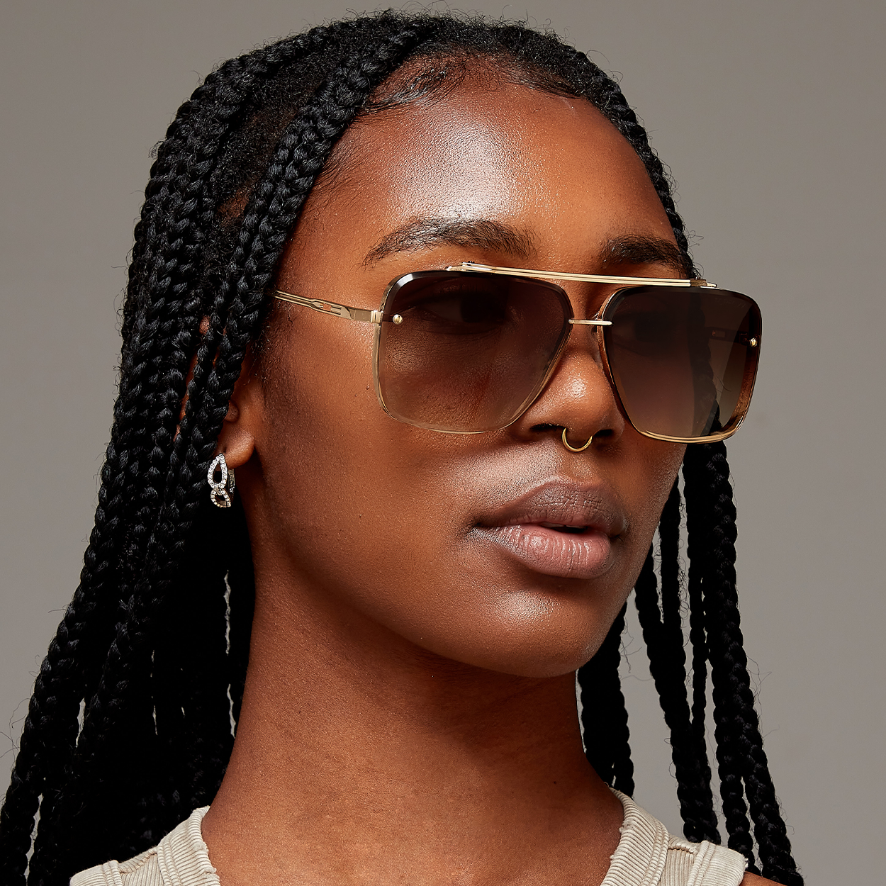 Bella Coffee - Tangle Free Sunglasses