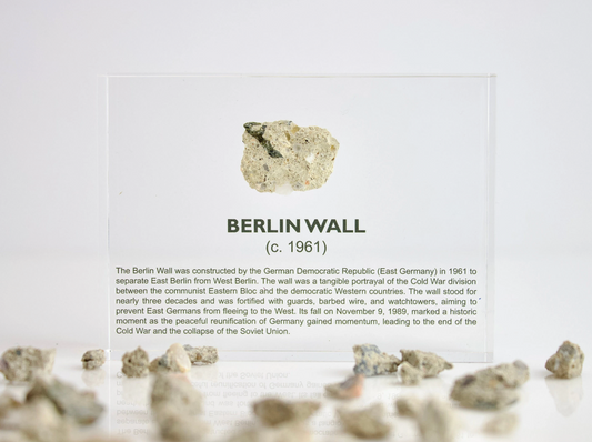 Berlin Wall Artifact Display