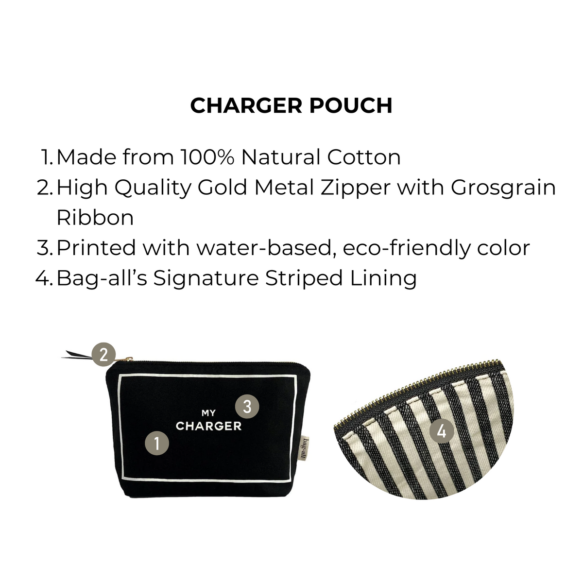 Charger Pouch – Black