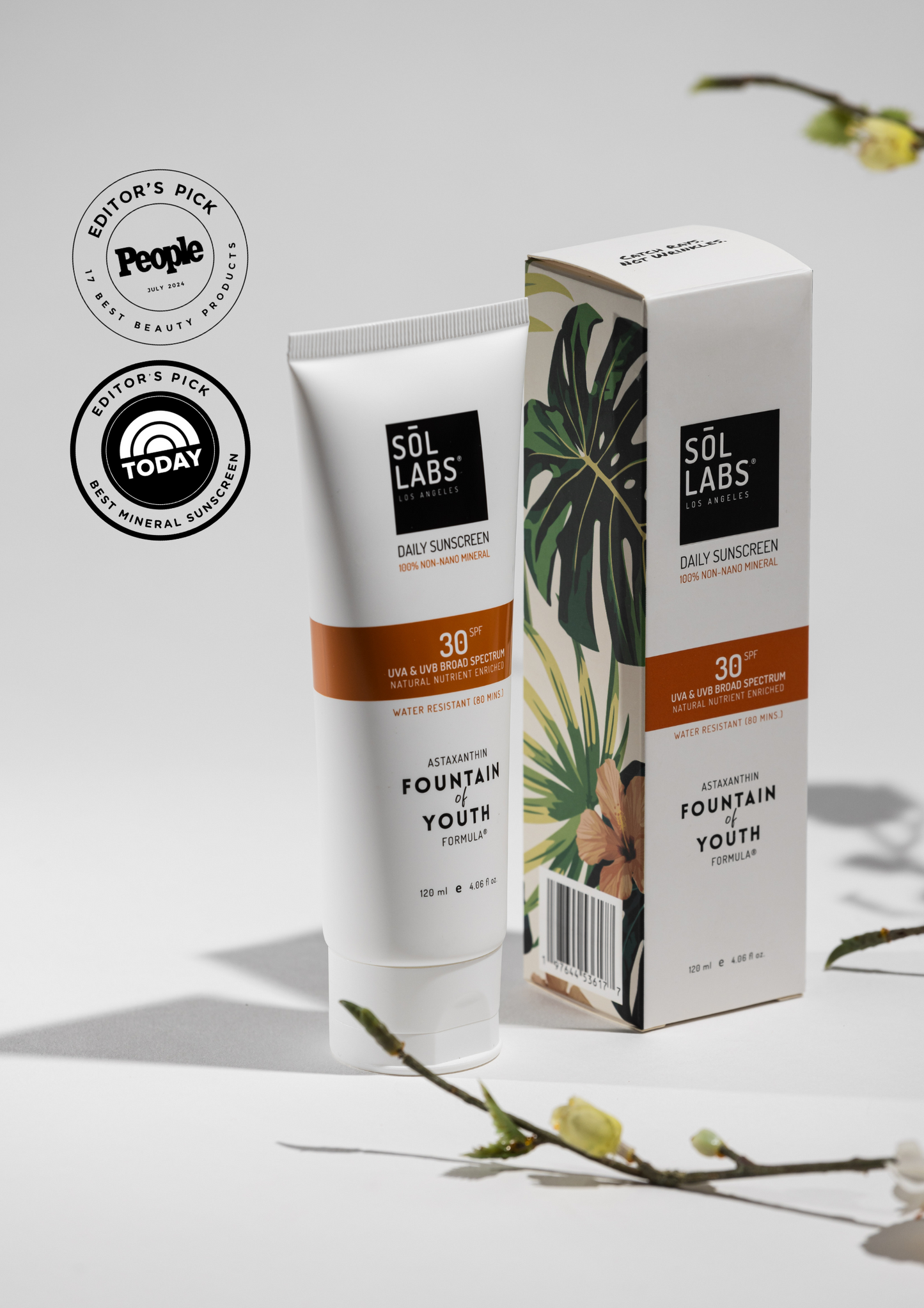 SOL LABS® Natural Mineral SPF 30 Daily Sunscreen Lotion - Broad Spectrum UVA/UVB Protection & Hydrating Formula - Osadia Concept Store