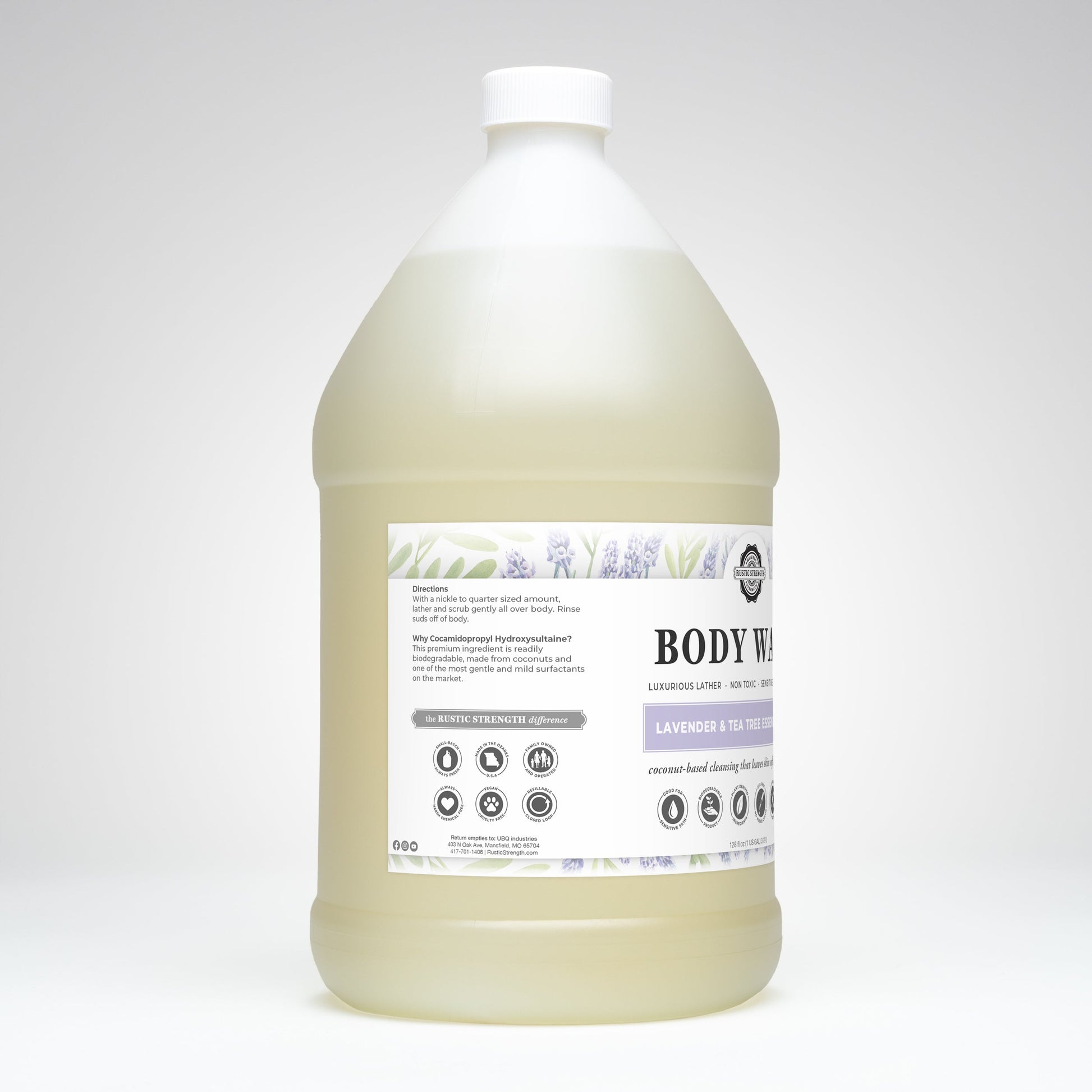 Moisturizing Body Wash | Lavender & Tea Tree - Osadia Concept Store
