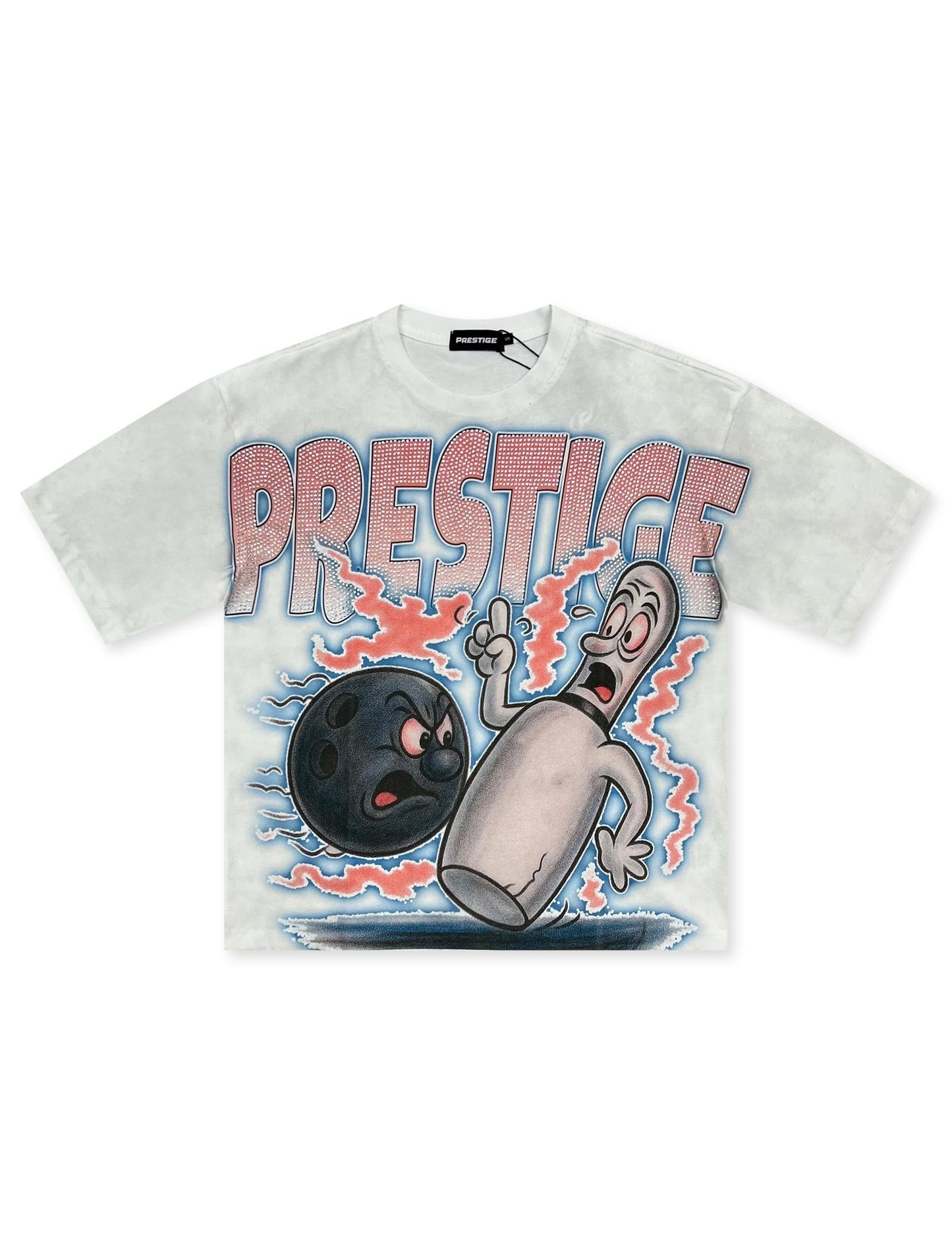 Prestige Bowling Ball Tee - White