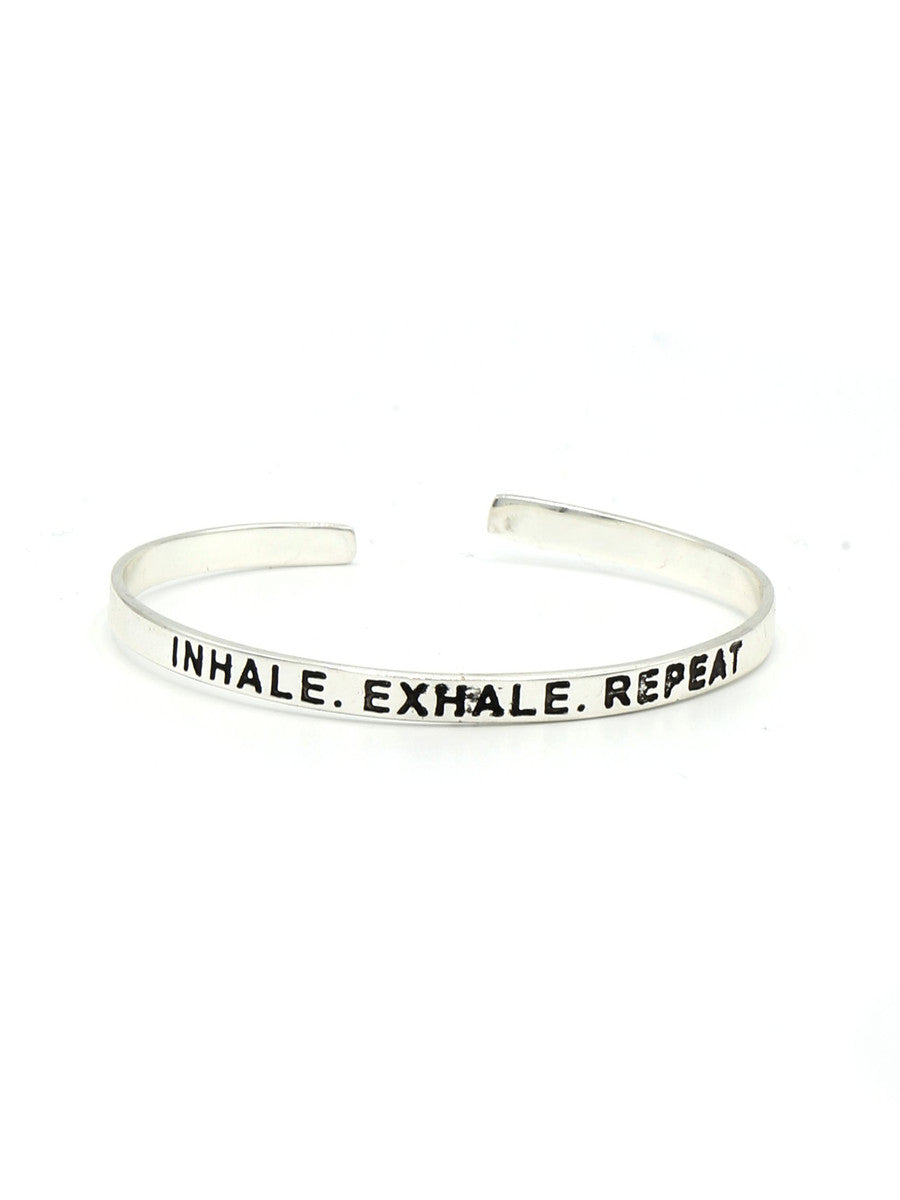 Breathe Quote Cuff - Osadia Concept Store