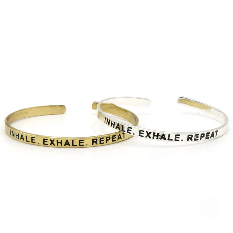 Breathe Quote Cuff - Osadia Concept Store
