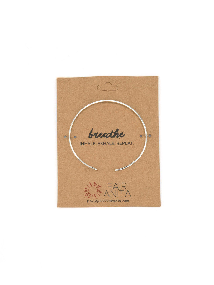 Breathe Quote Cuff - Osadia Concept Store