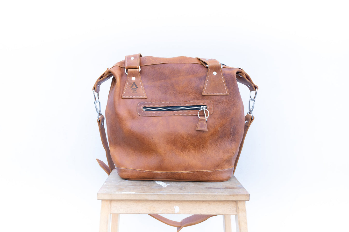 Leather Brief - Tan