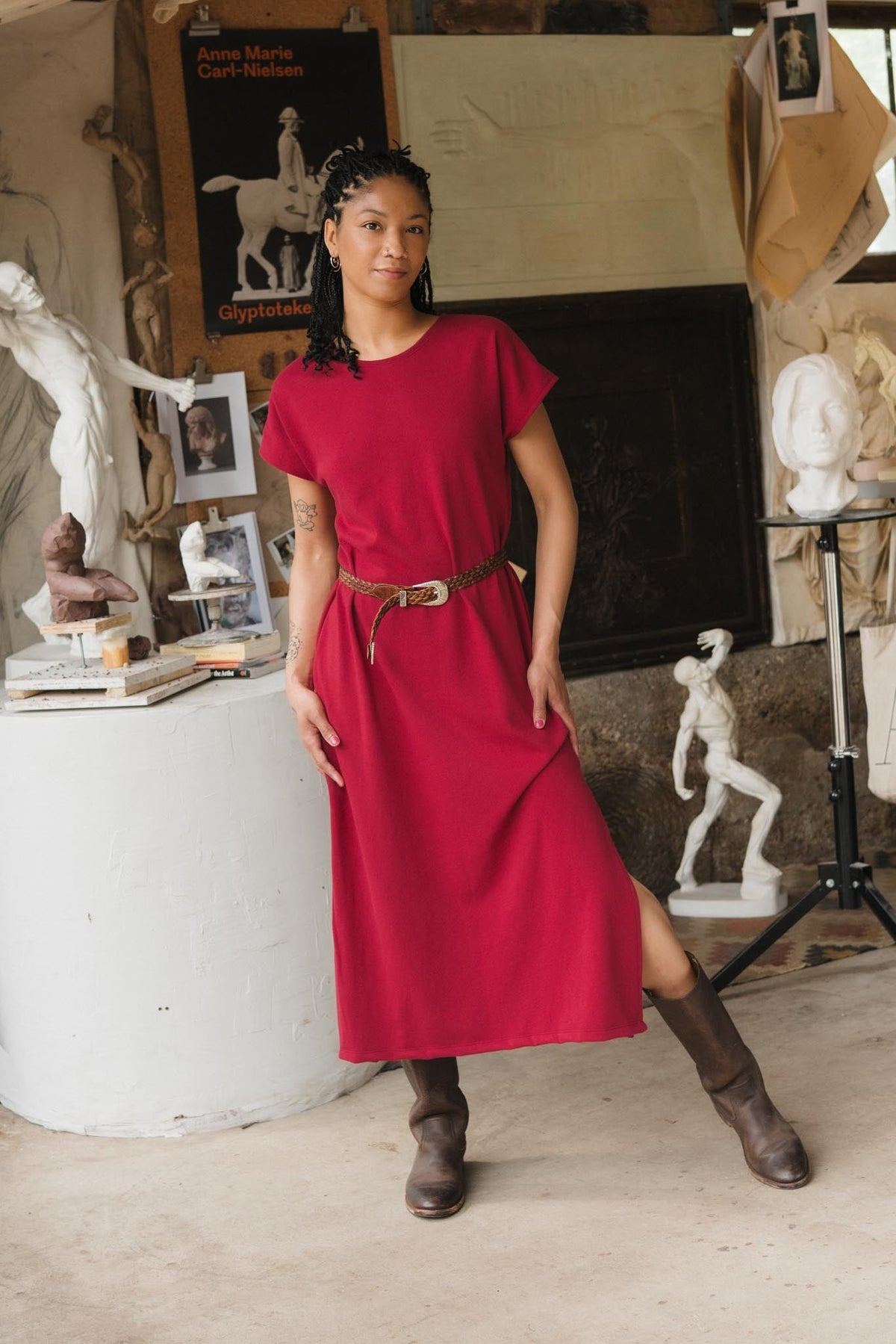 Cairo Dress (Updated) in Madder