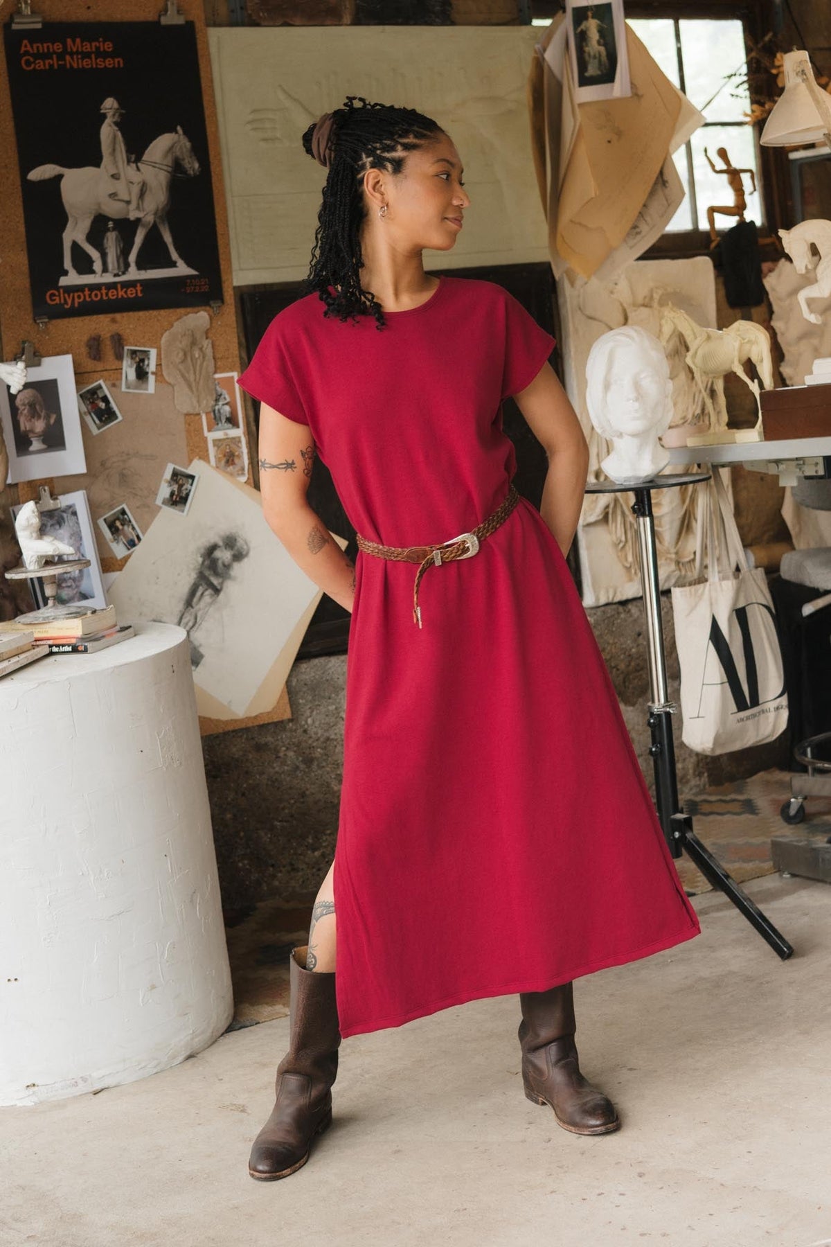 Cairo Dress (Updated) in Madder