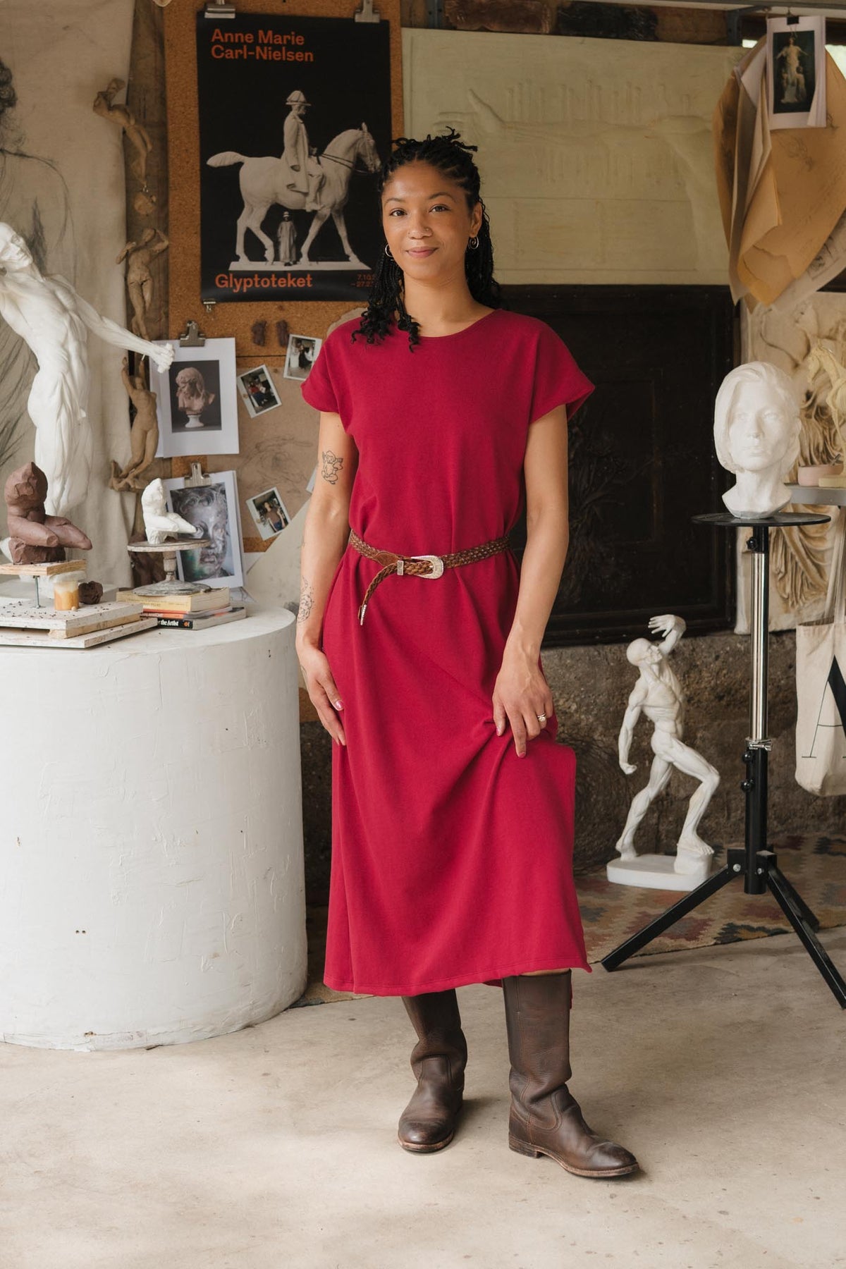 Cairo Dress (Updated) in Madder