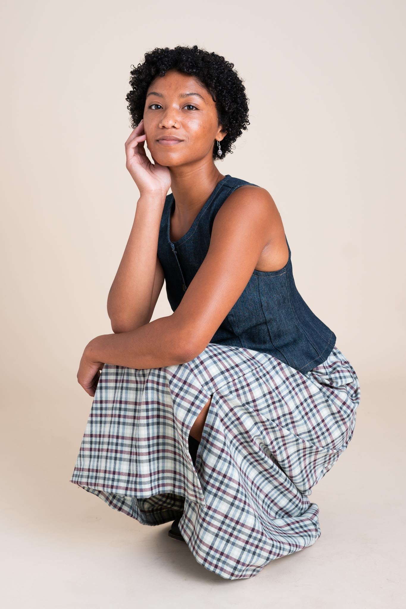 Esme Skirt (Updated) in Grove