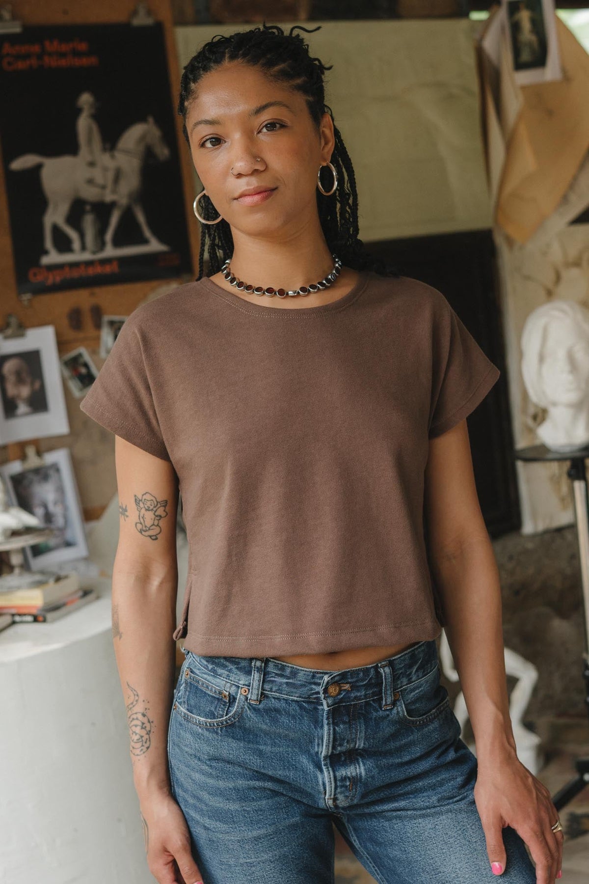 Saturday Tee (Updated) in Umber