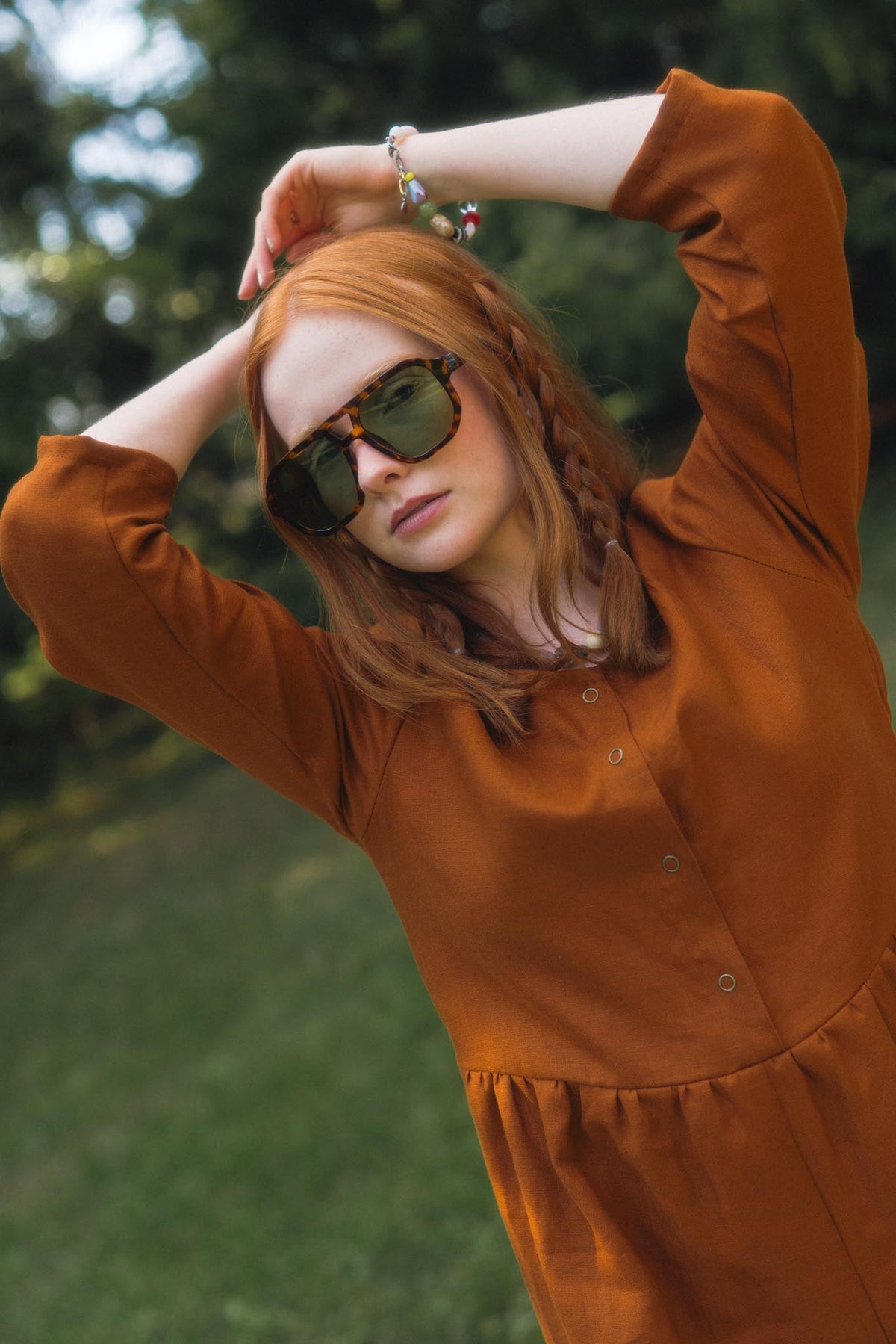 Ranch Jumpsuit (Updated) in Rust