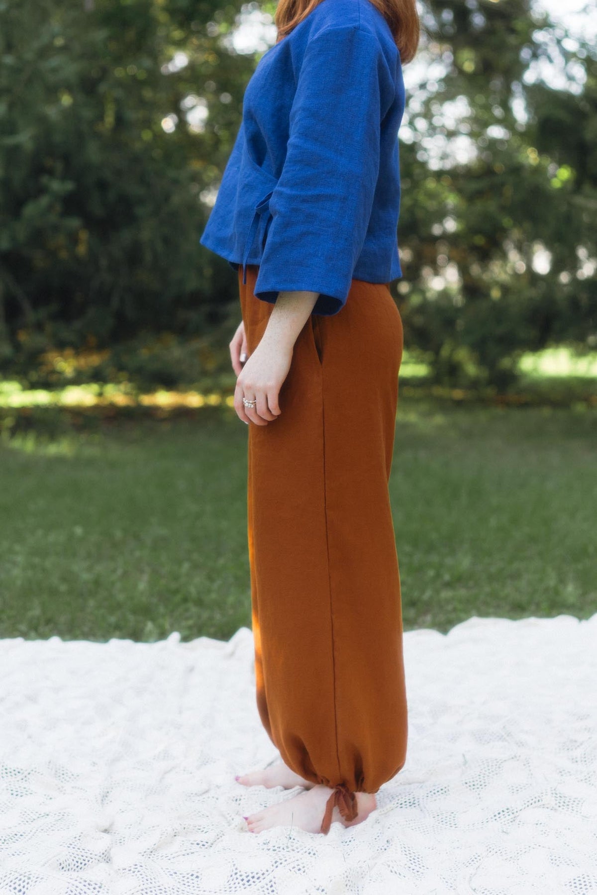 Vesper Pants in Rust