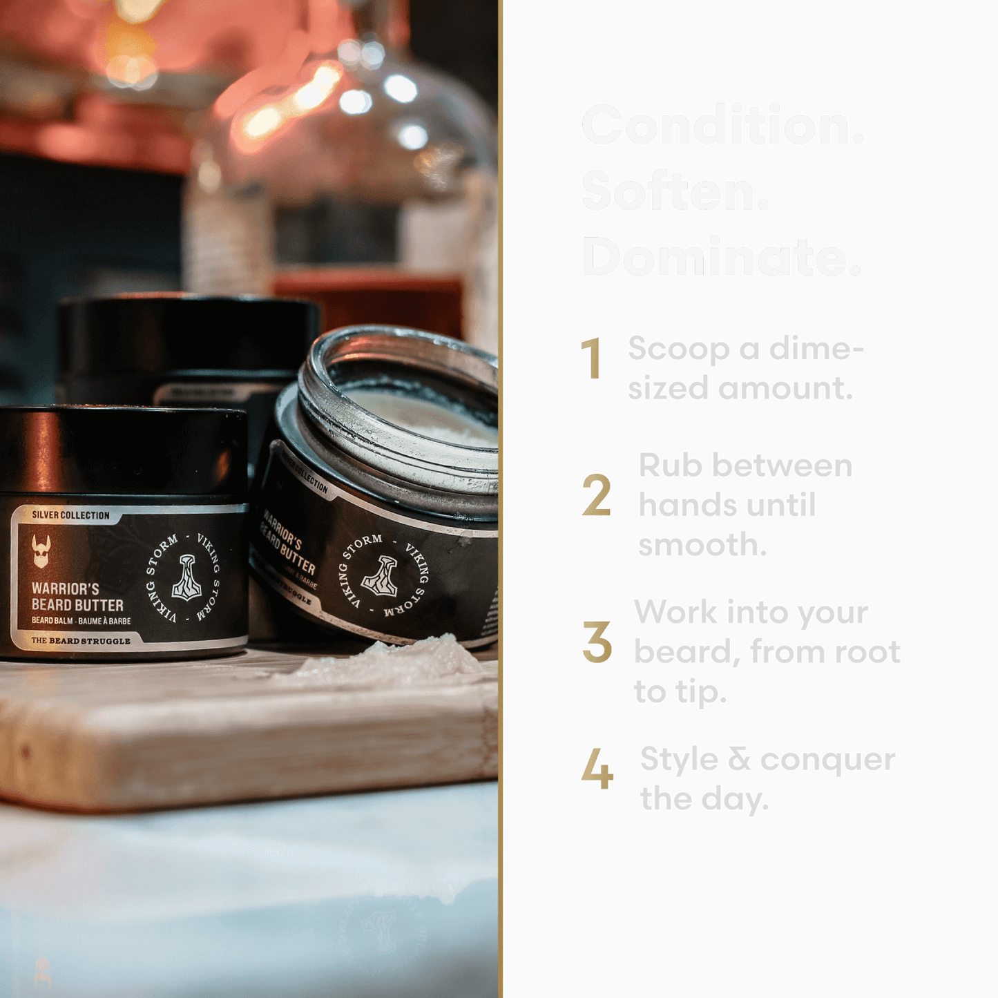 Warrior's Beard Butter - All Natural Care for Your Beard