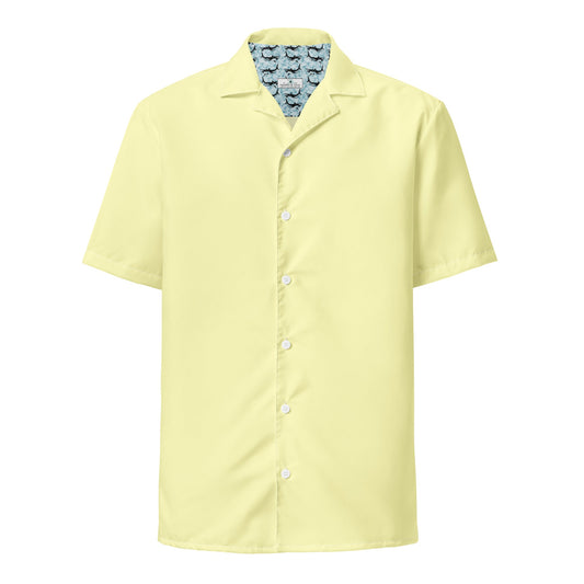 Labelless Butter Yellow Button Down Camp Shirt