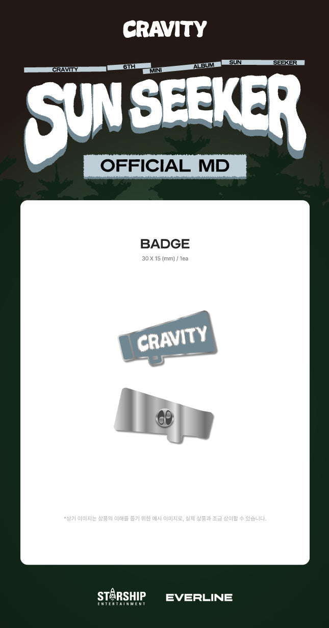 Cravity Official MD - Sun Seeker 6th Mini Album