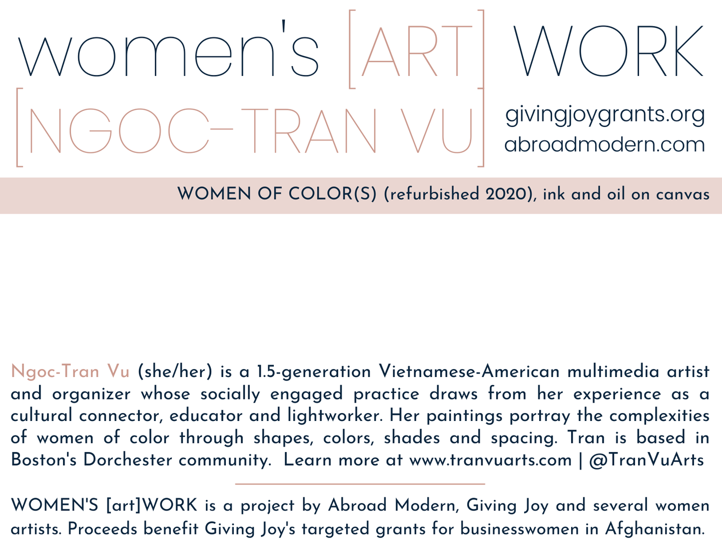 Women's [ART]Work Greeting Card Set