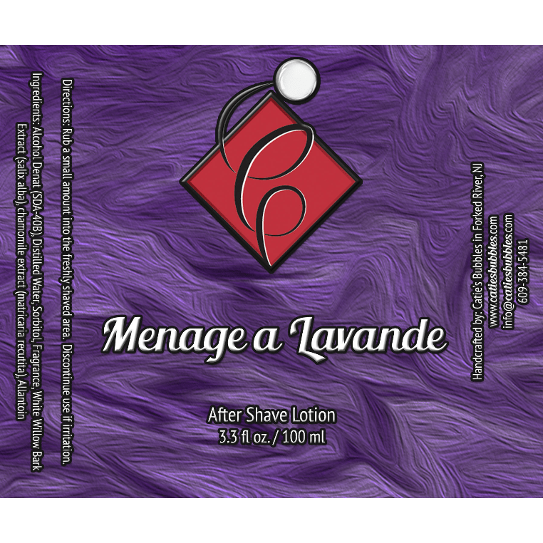 Catie's Bubbles Menage a Lavande Shaving Collection