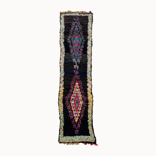 Chafai Boucherite Moroccan Runner Rug | 2'8'' x 10'8''