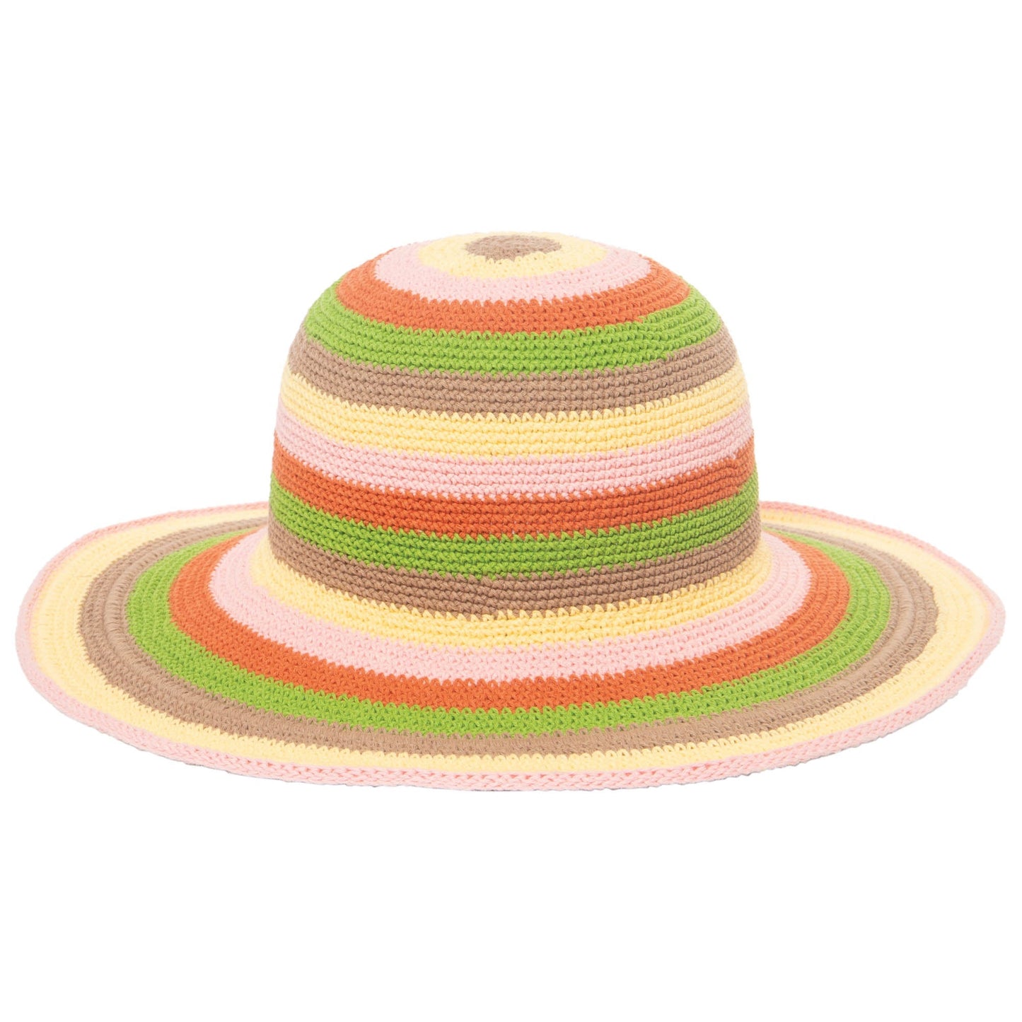 Women's Crocheted Brim Hat