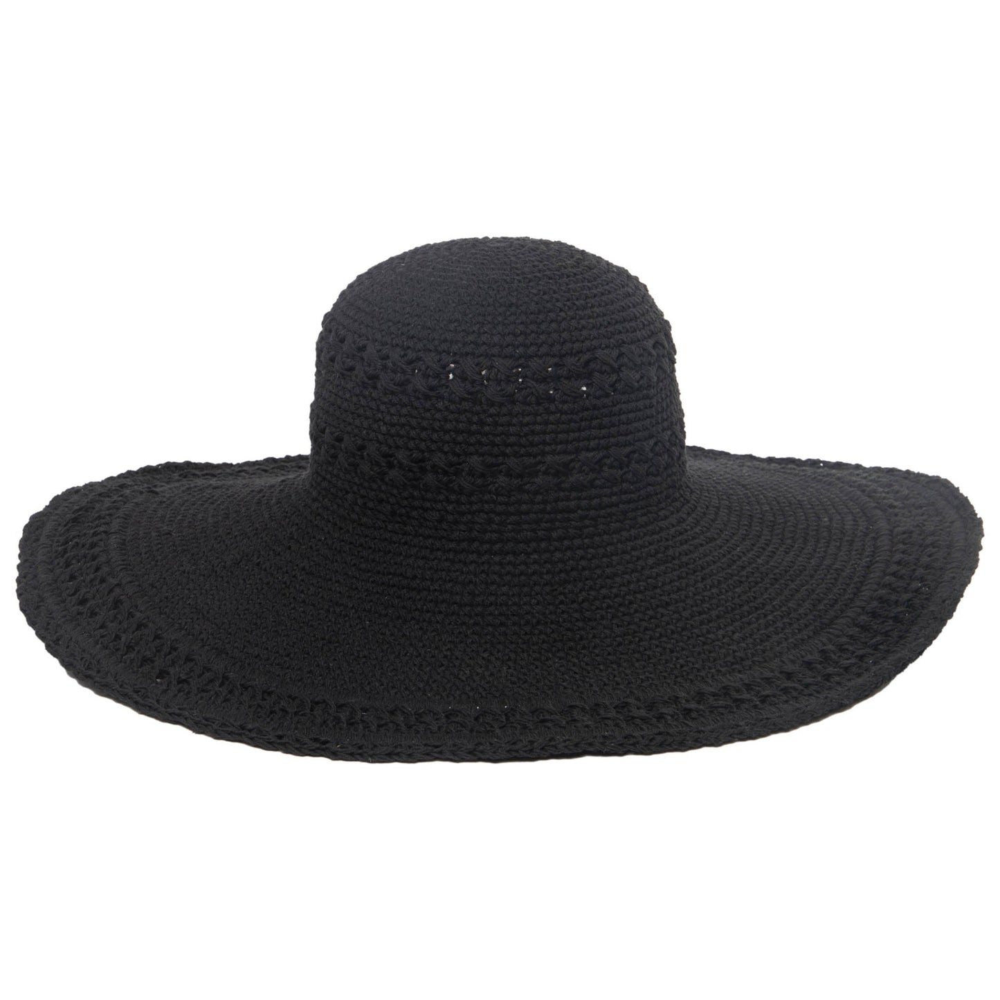 Women's Oversized Brim Crochet w/ Scalloped Edge