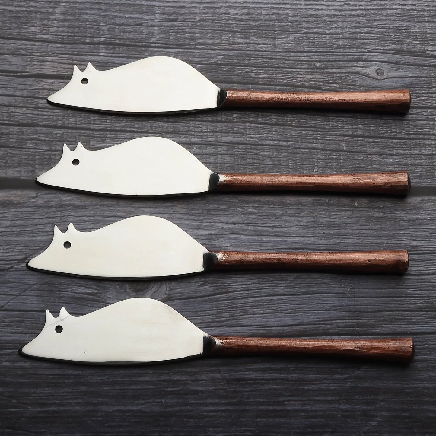 CAMELLIA RATONCITO CHEESE SPREADER/KNIFE 4 PC. SET