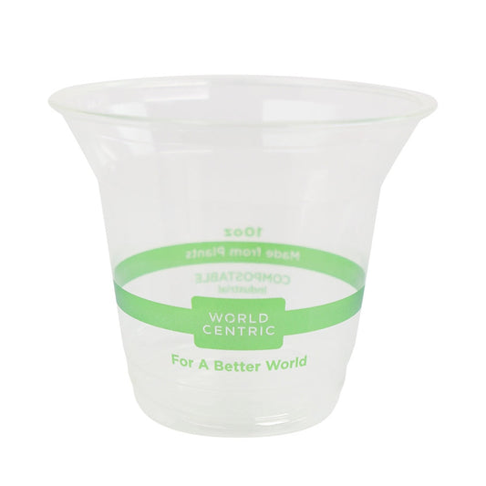 World Centric 10 oz PLA Cold Cup, Clear (QTY 1000), SKU CP-CS-10