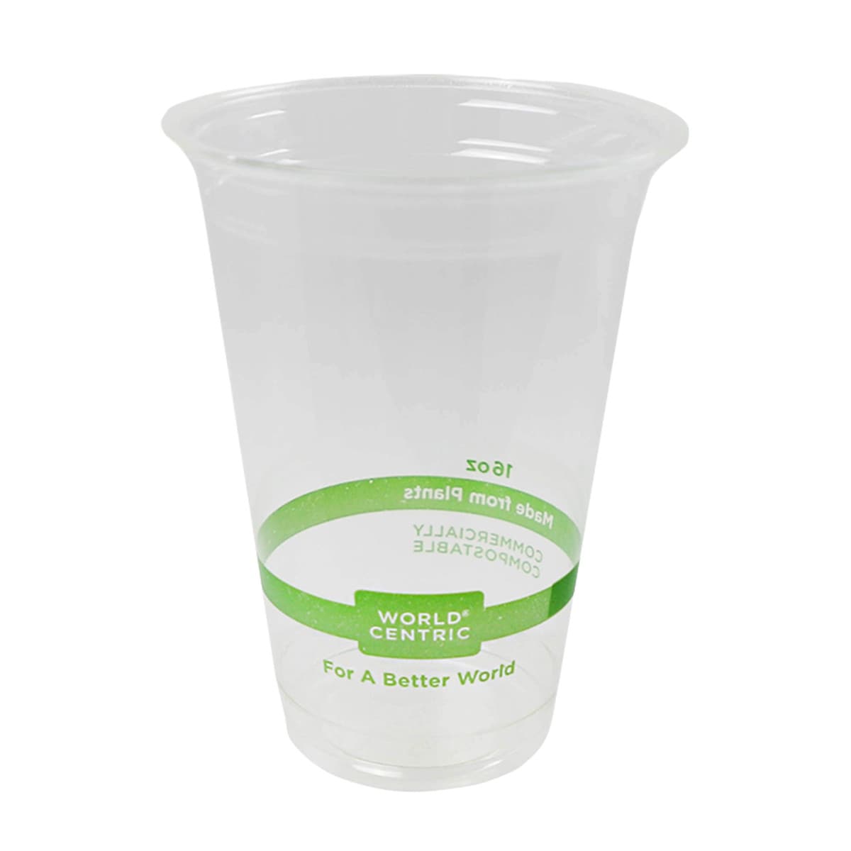 World Centric 16 oz Cold Cup, Clear (QTY:50)