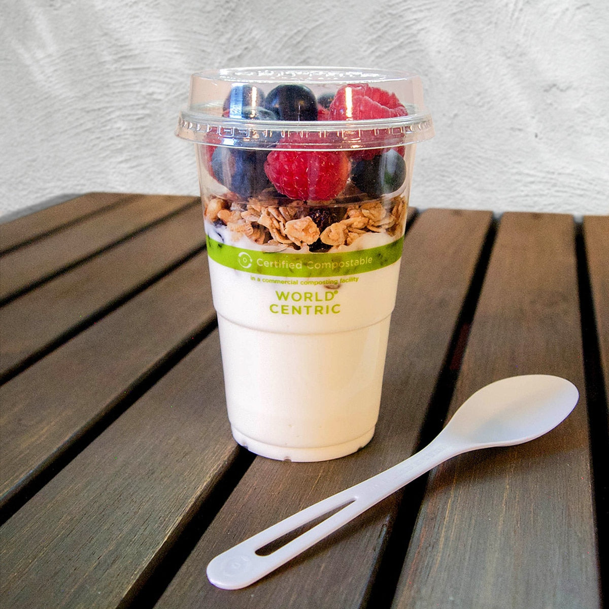 World Centric 9 oz Clear Cold Cup PLA Compostable (QTY 2000), SKU CP-CS-9