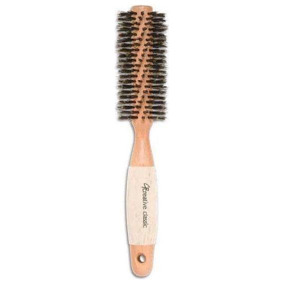 Eco-Reinforced Boar Bristle Round Hair Brush for Thick Hair-CRMBX