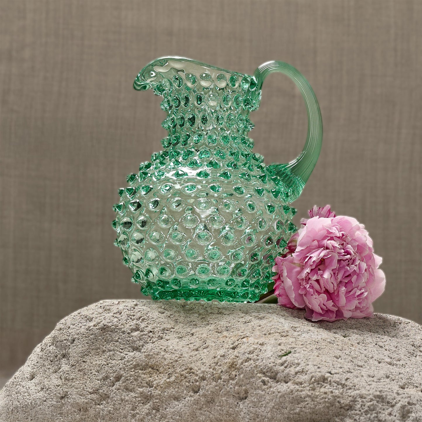 Hobnail Jug - Creamer - Capri Sea