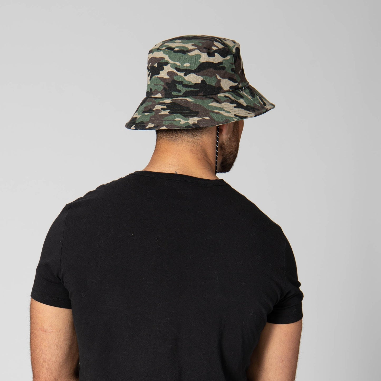 Camo Cut and Sew Sublimated Camo Print Bucket Hat