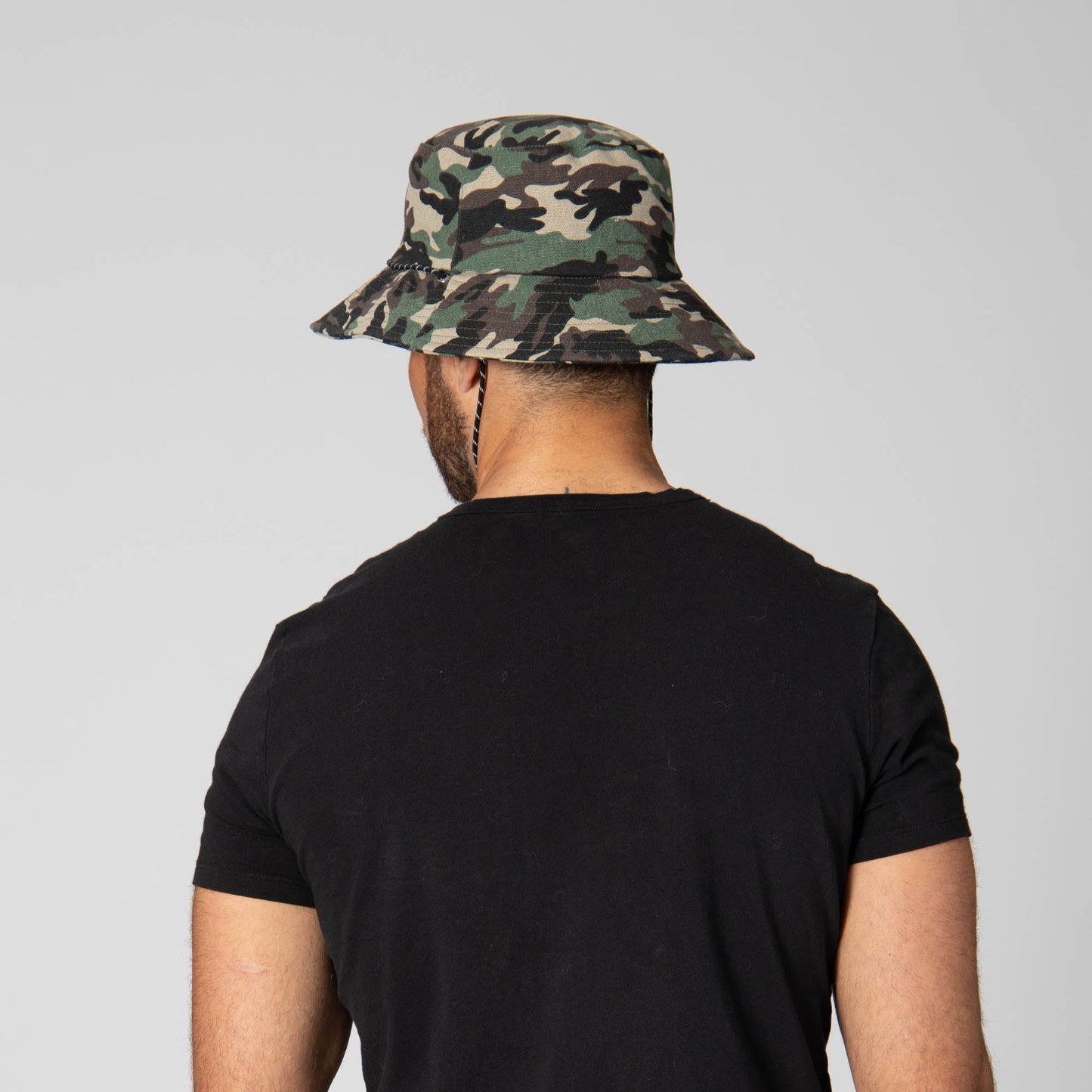 Camo Cut and Sew Sublimated Camo Print Bucket Hat