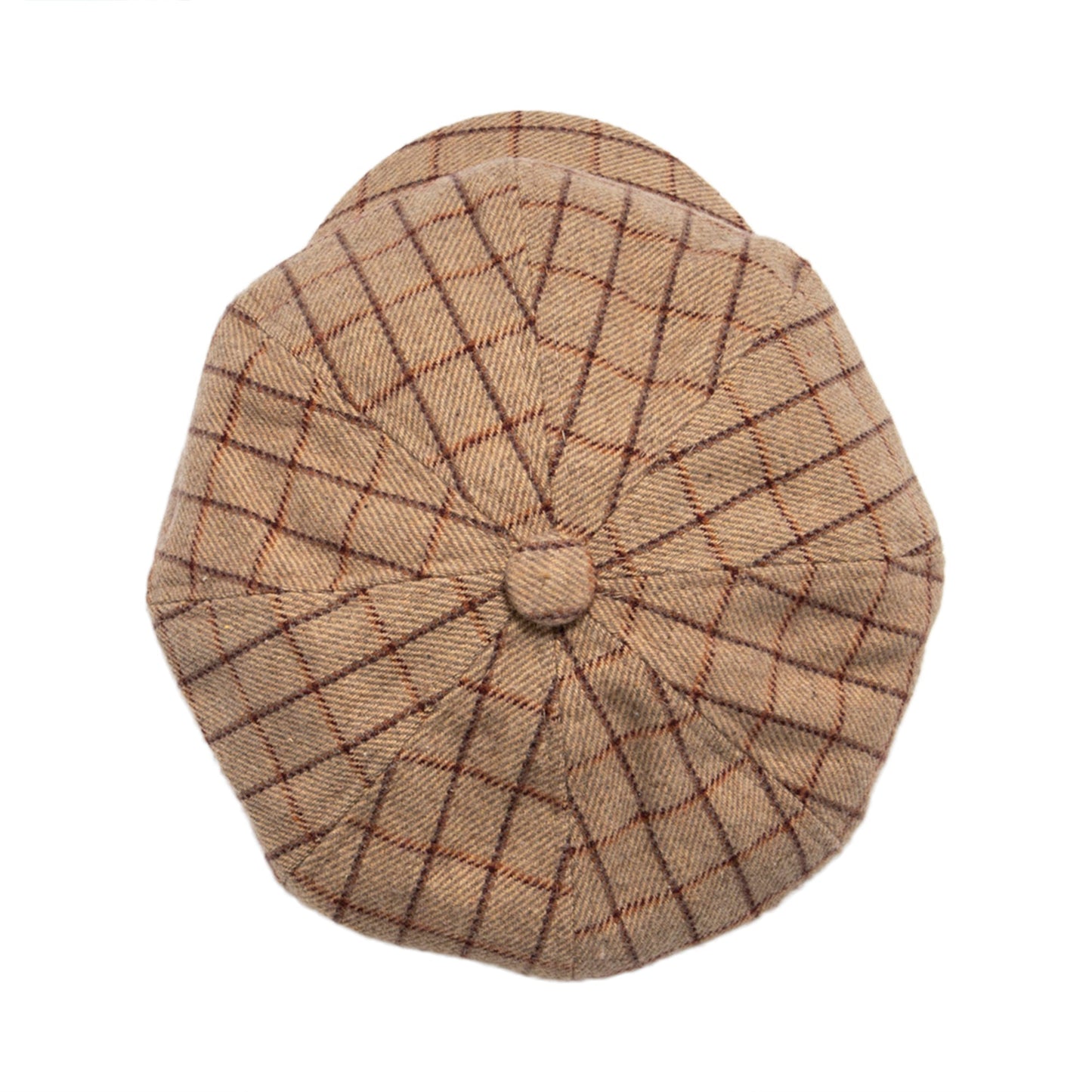 Women's Panel Baker Boy Cap w/Stetch back