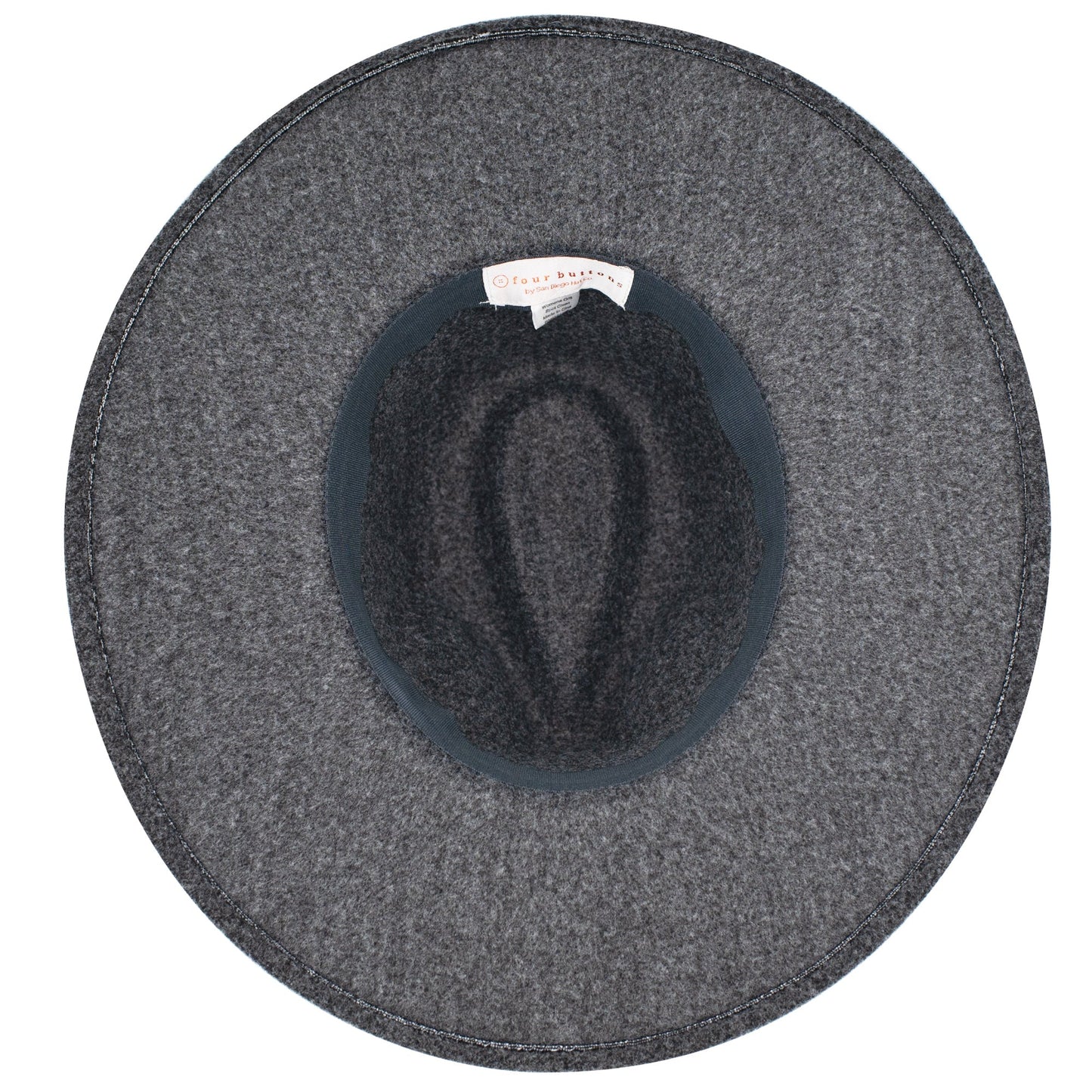 Women's Faux Felt Wide Brim Fedora