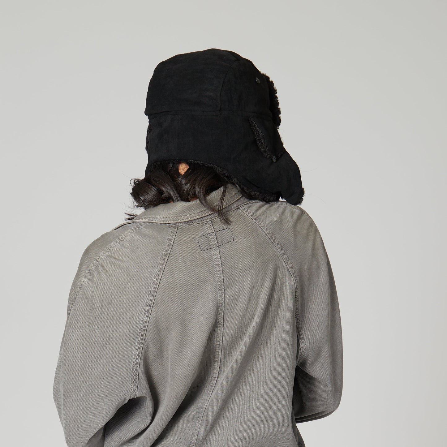 Faux Suede Trapper