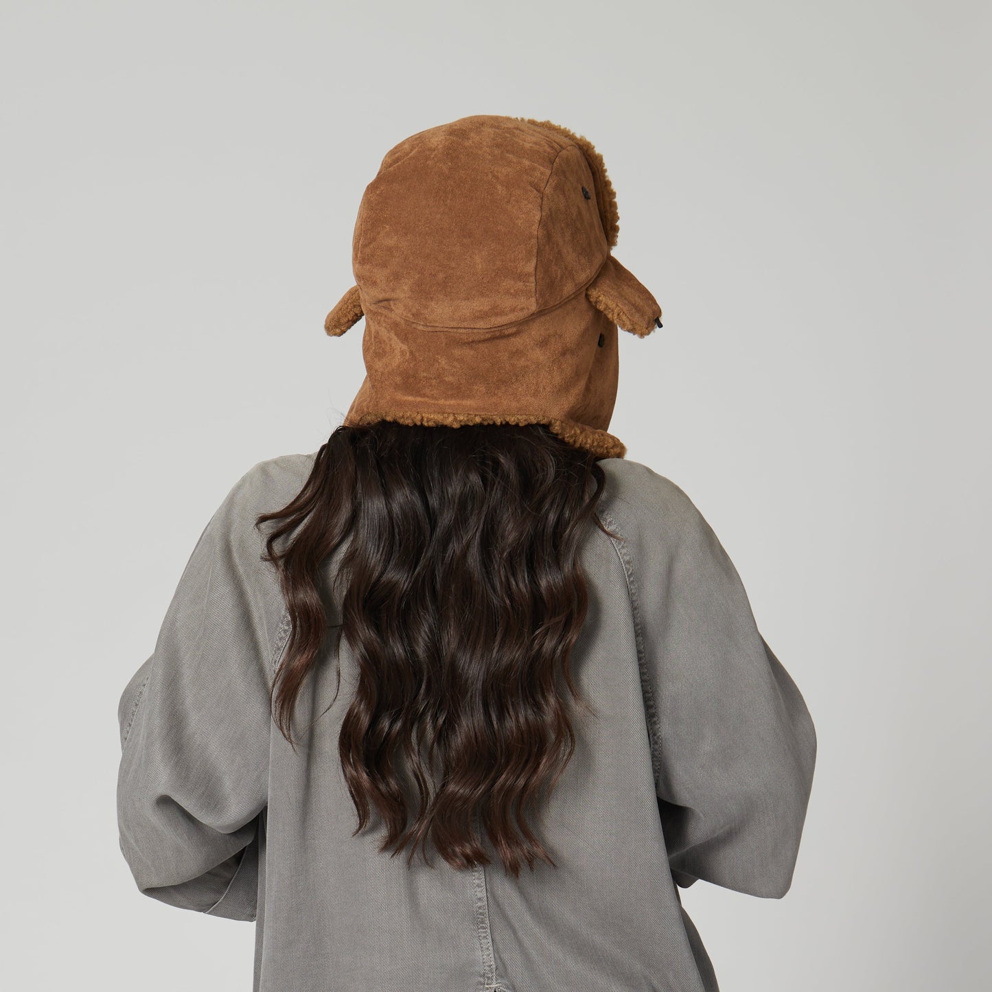 Faux Suede Trapper