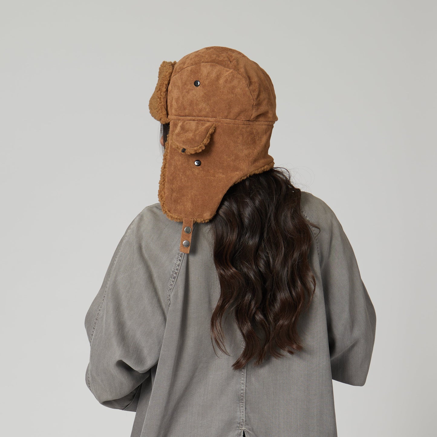 Faux Suede Trapper