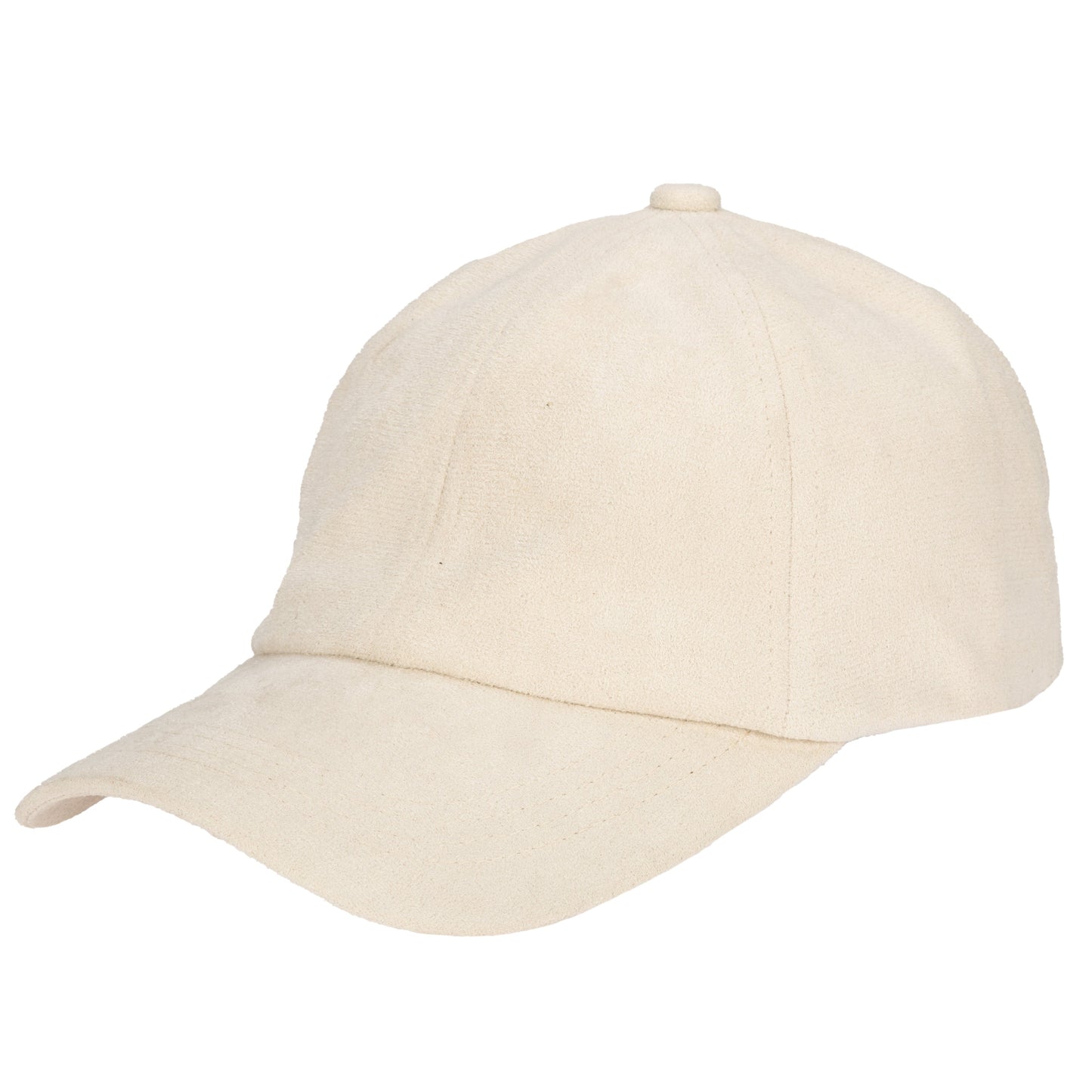 Unstructured Faux Suede Ball Cap