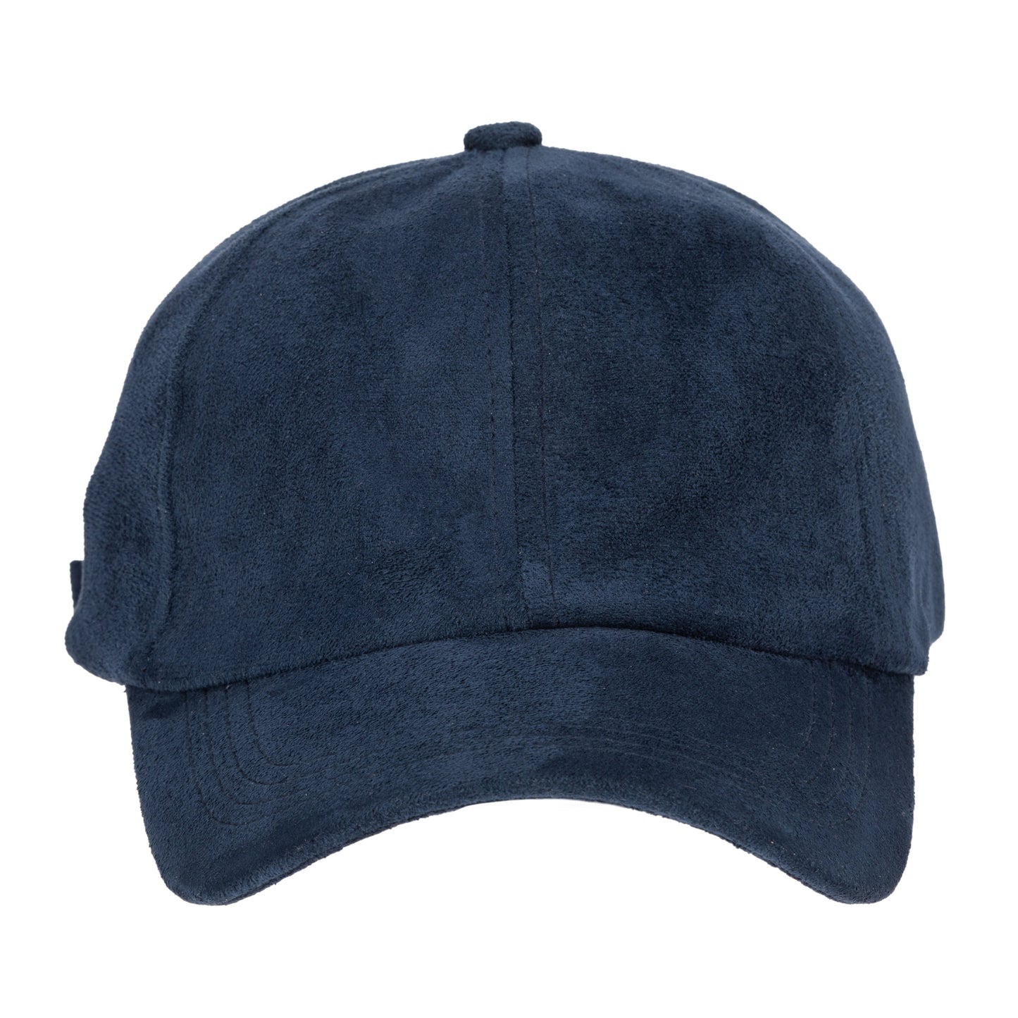 Unstructured Faux Suede Ball Cap